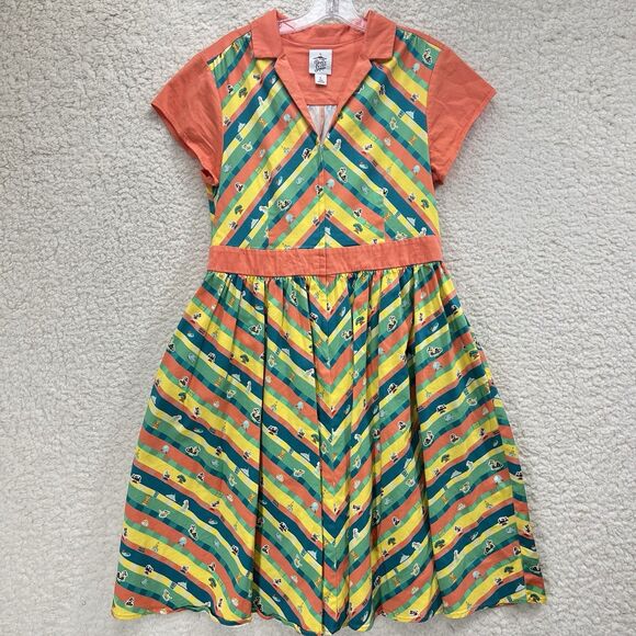 Disney Parks Dress Shop Walt Disney World Play in the Park Collared Dress L - Picture 1 of 8